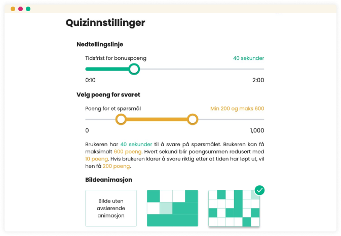 Tilpass XtraMile Games til dine behov