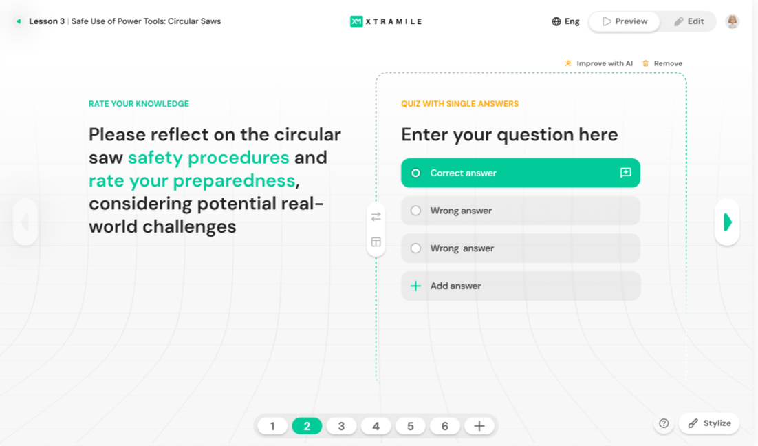 Create from scratch or let AI do the job