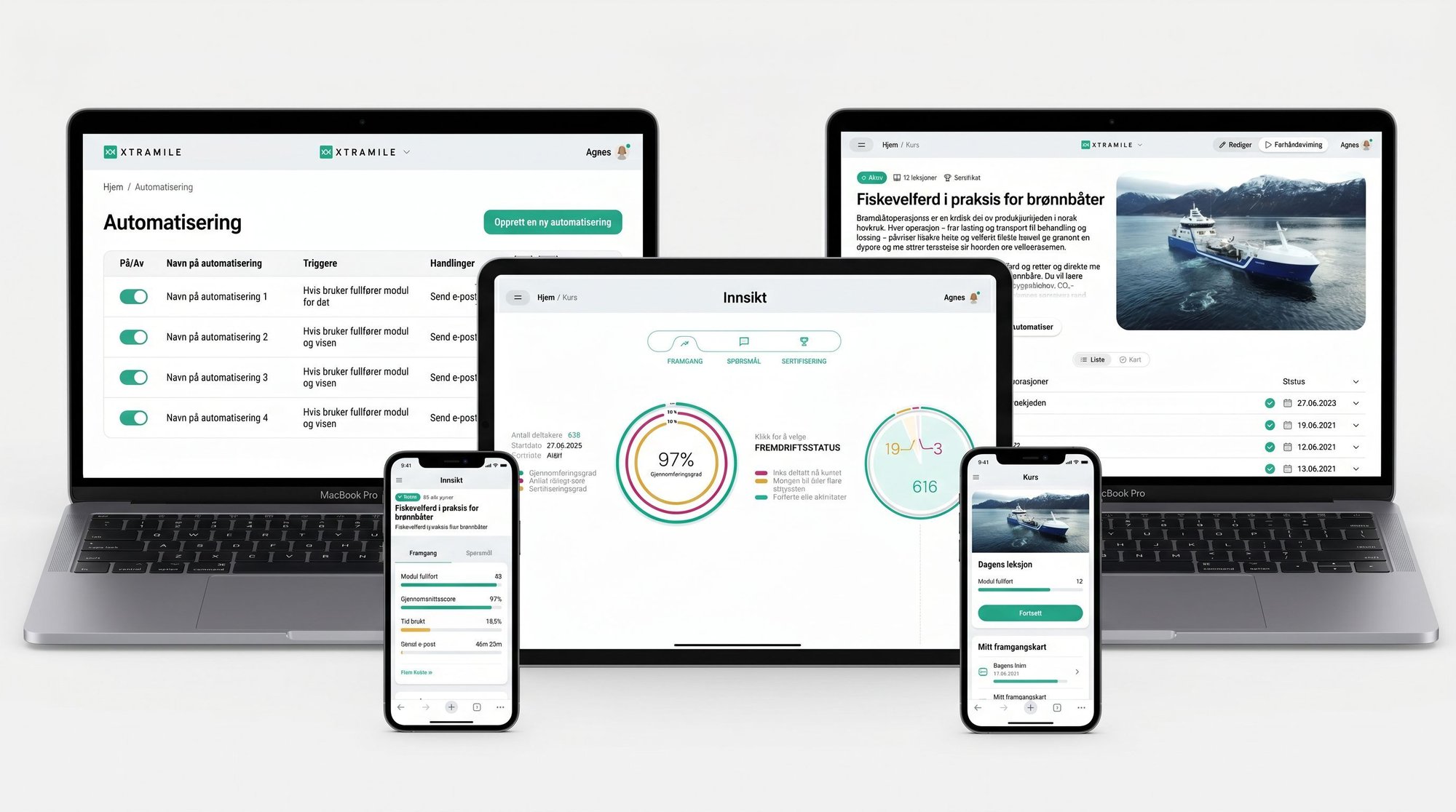XtraMile LMS illustrasjon 1